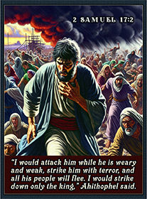 The advise that Ahithophel gave to Absalom