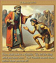 Warren's custom Scripture artwork of 2 Samuel 18:21