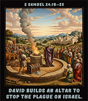 Click to enlarge Warren's custom Scripture picture of 2 Samuel 24:18–25. Warren's custom Scripture artwork of 2 Samuel 24:18–25