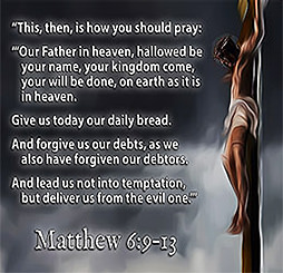 Click to enlarge Warren's Scripture picture of Matthew 6:9–13. See the enlargement of Warren's Scripture picture of Matthew 6:9–13.